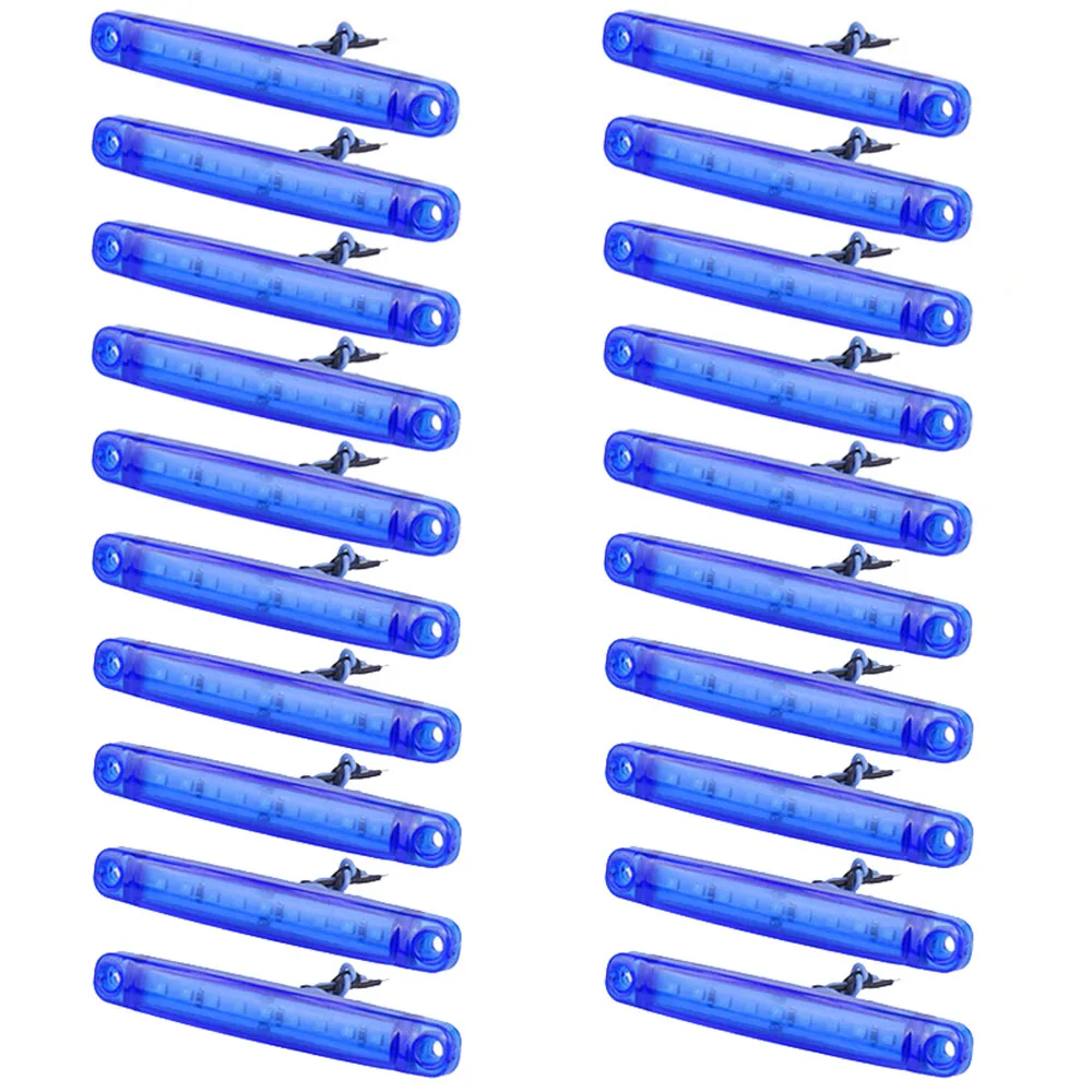 

Marker Side Lights Replacement Parts Bus 24V Lamp Bulbs 20pcs Set Blue