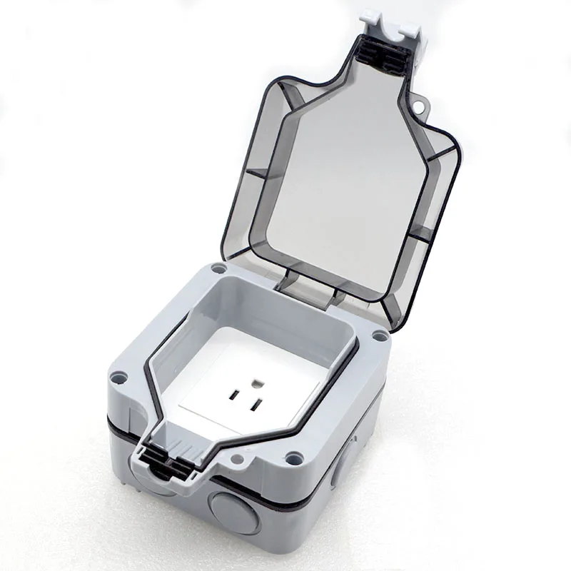 Настенная розетка с USB-портом, 110-250 В, 15 А