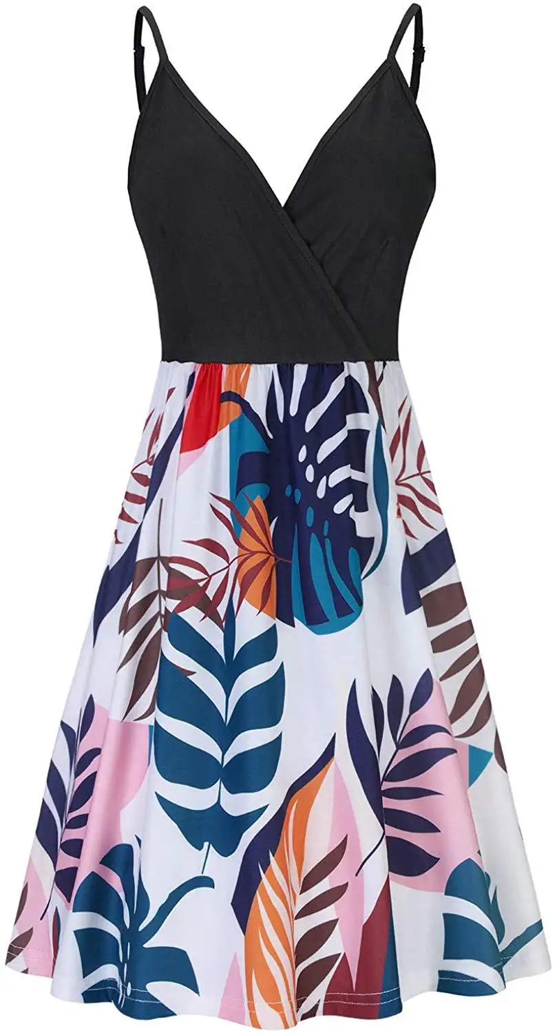 Женское летнее платье мода slim с цветочным принтом сексуальное для женщин