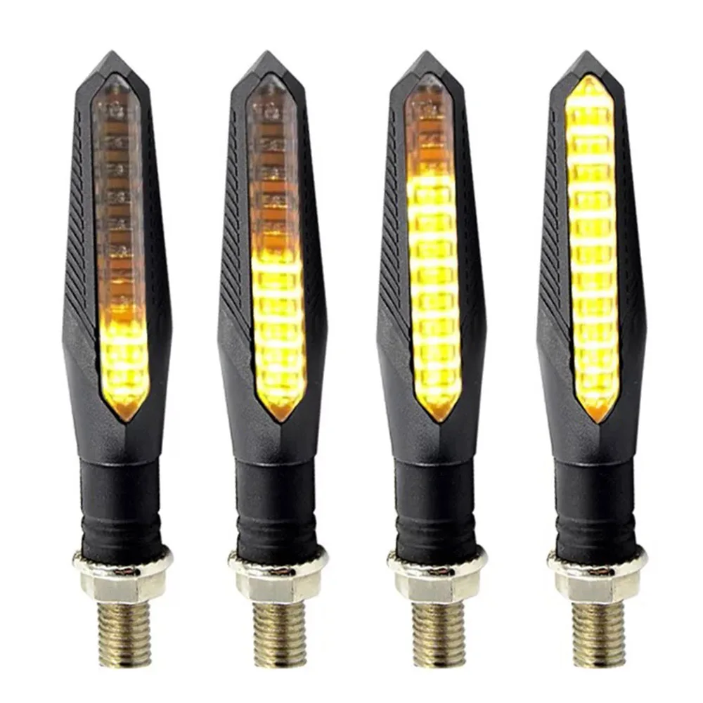 4 шт. мотоциклетный светильник с поворотными сигналами мигающий s светодиодный