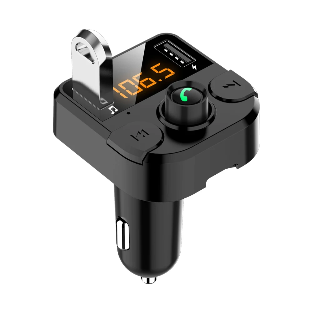 Автомобильное зарядное устройство с двумя usb-портами и передатчиком Bluetooth