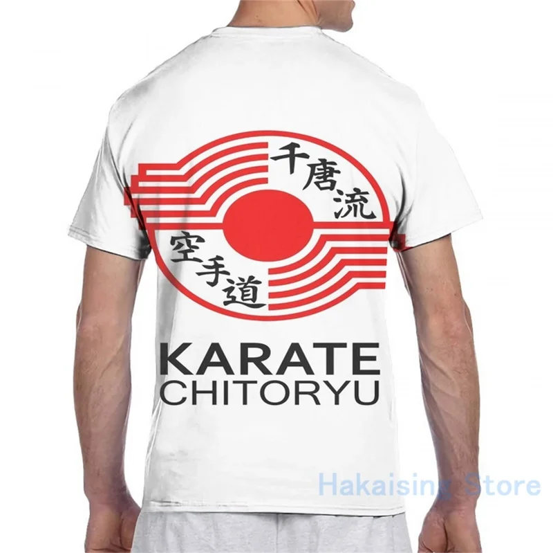 Мужская футболка Chitoryu с символом карате и Kanji женская модная со сплошным принтом