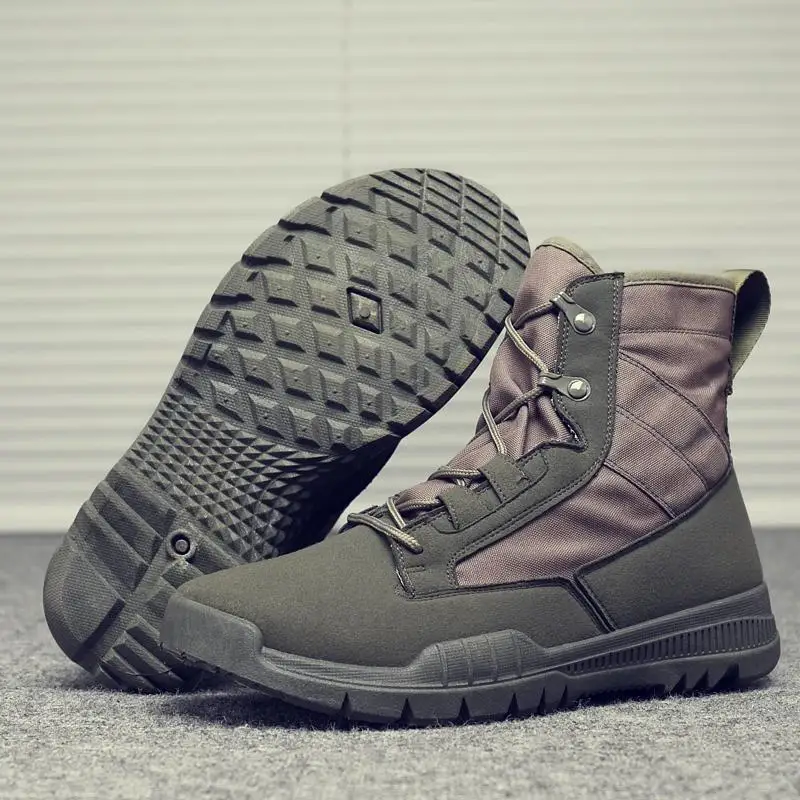 

2020 Winter Men High Top Fashion Splicing Sneaker Pu Leather Lace-Up Boots Trend Casual Comfortable Non-Slip Cotton Boots