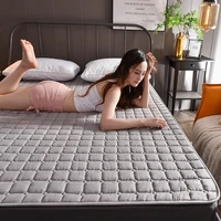 non slip summer mattress pad bedding protection pad quilting process folding tatami mattress cover sleeping mat fitted sheet