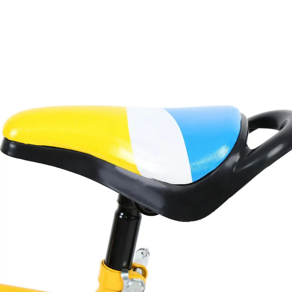 

14 inch Children Mountain Bike Boys and Girls Bicylce with Training Auxiliary Wheels Rounge-yellow Kids Bike