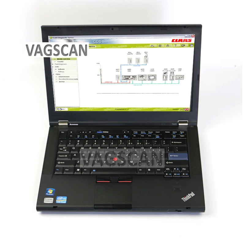 Ноутбук T420 для CLAAS CDS 7.3.4 диагностический комплект (CANUSB) (система диагностики