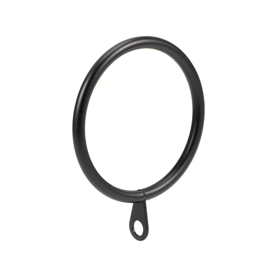 

uxcell 14Pcs Curtain Rings Metal 45mm Inner Dia Drapery Ring for Curtain Rods Black for Holding Curtains and Window Curtains