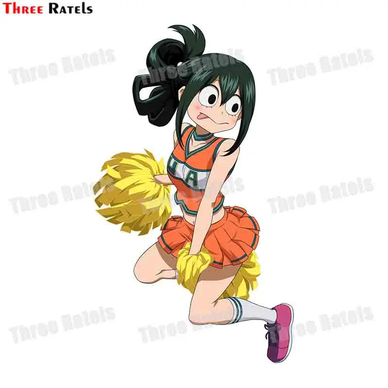 Автомобильная наклейка Three Ratels F636 Asui Tsuyu Boku No Hero Академия для Bmw E46 - купить по