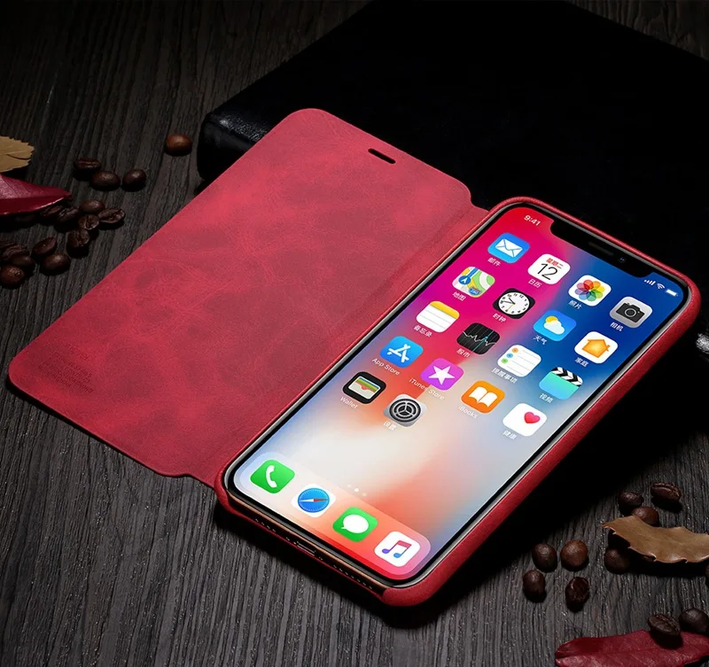 X-Level Роскошный кожаный чехол s для iPhone 11 Pro XS Max XR X 8 8 6 6S 7 Plus полный защитный деловой чехол