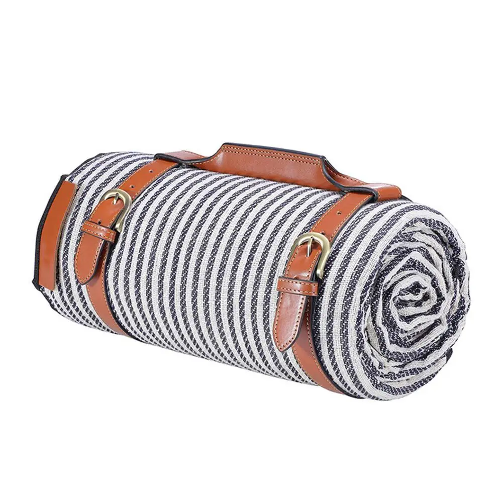 

Переносное одеяло для пикника 2 х1, 5 м, 3-слойный водонепроницаемый удобный коврик для кемпинга, пляжа, кемпинга, травы, водонепроницаемый, с п...