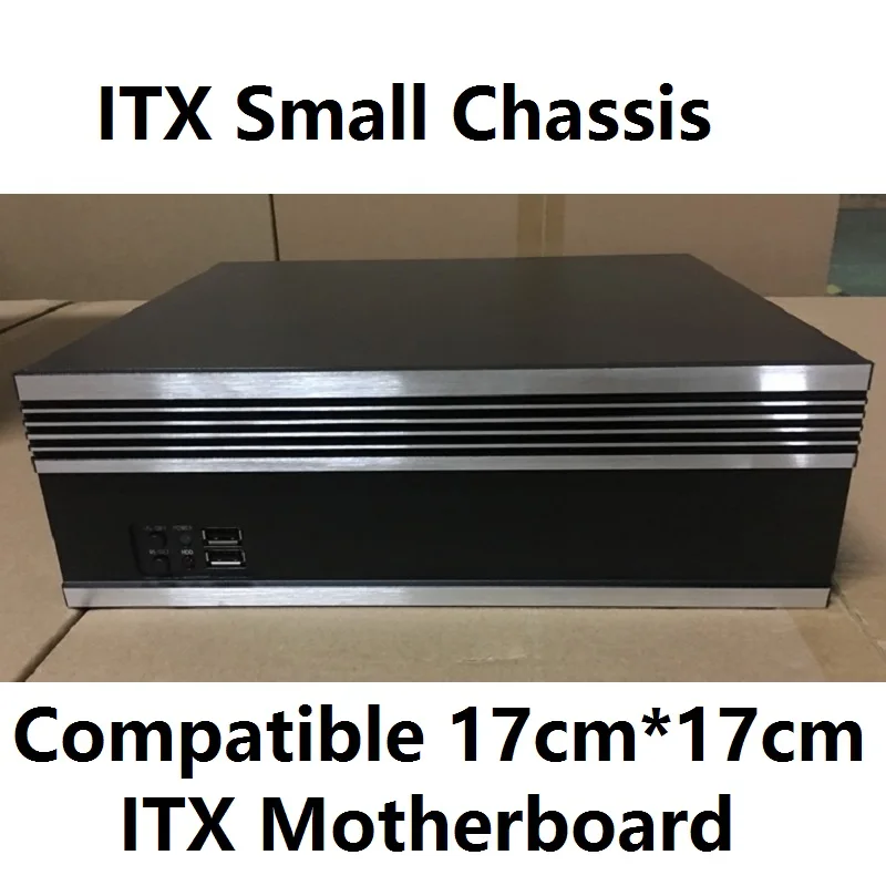 Промышленное управление ITX небольшие шасси инженерные с ЧПУ несколькими портами