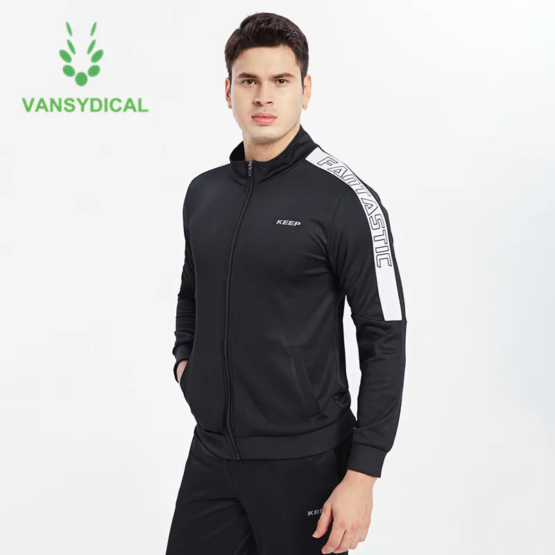 

Vansydical Mens Tracksuit Running Clothing Set Sportswear Sports Suit Gym Fitness Training Jogging Workout Outfit Tracksuit