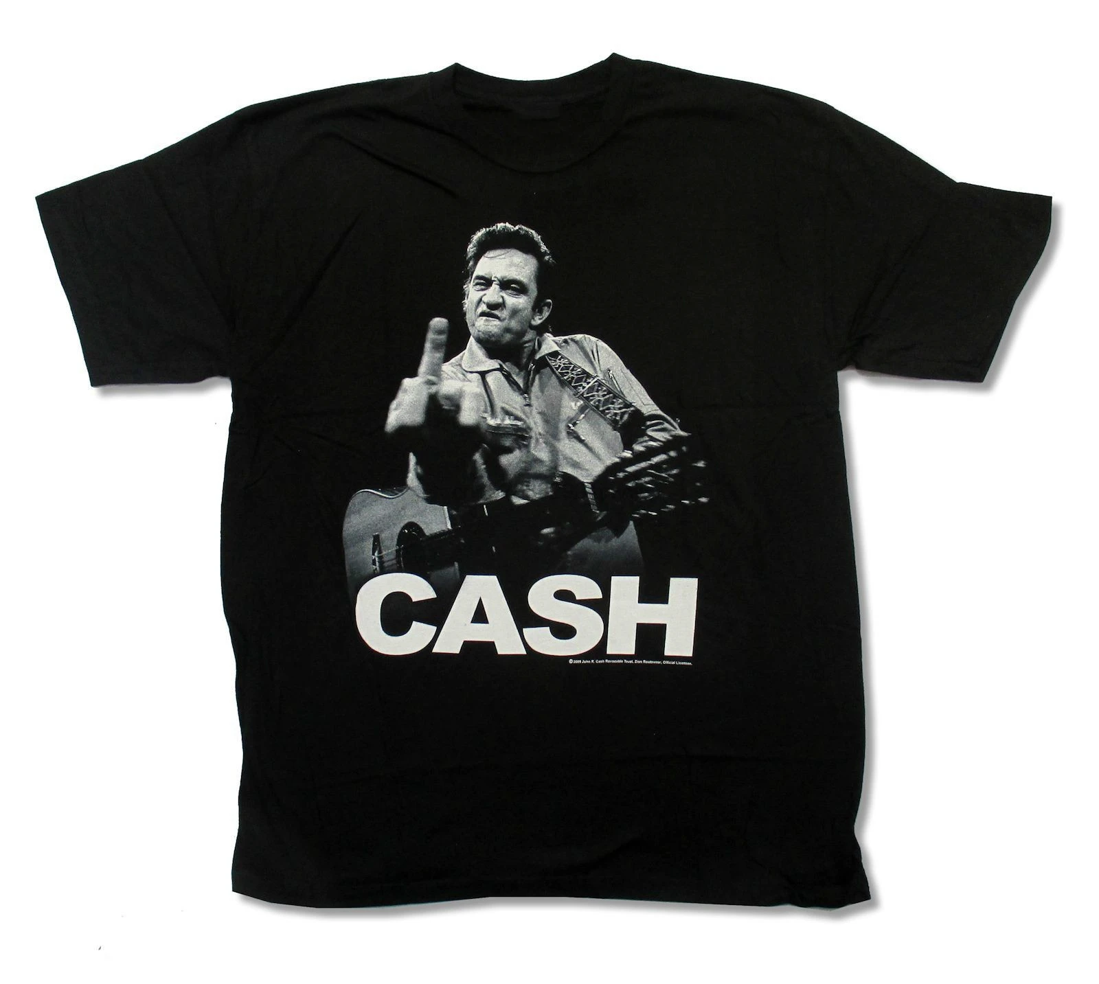 Джони Кэш средний палец пик Мужская Черная Футболка Джексон Фолсом тюрьма