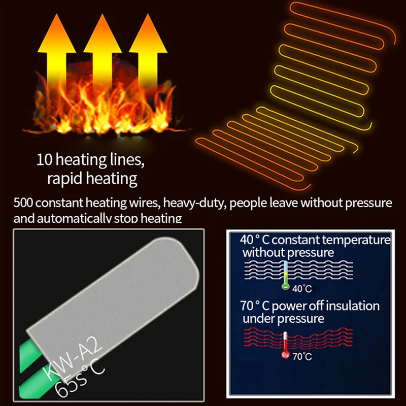 Автомобильный чехол для сиденья с подогревом 12 в 50 вт | Автомобили и мотоциклы