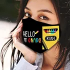 Женская и мужская хлопковая маска, маски для лица, многоразовые, 1 шт., дышащие, многоразовые, моющиеся маски