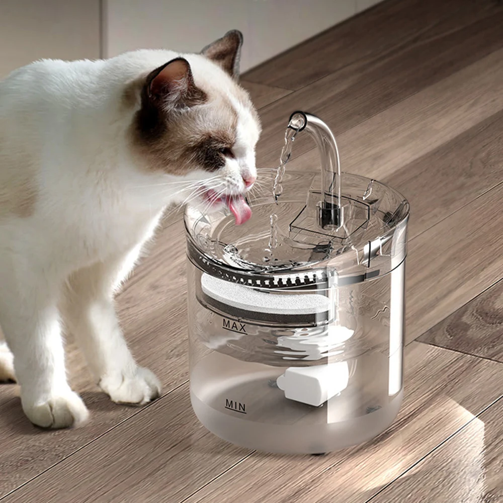 

Automatic Drinker Dog Cat Drinking Fountain Water Flowing Fountain Filter Electric Water Dispenser 2L Pet Drinking Feeder