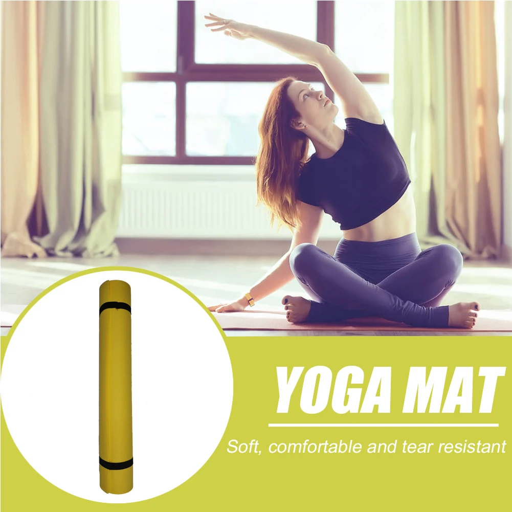 ПВХ коврик для фитнеса Коврик йоги и спорта Подкладка Одеяло гимнастическое