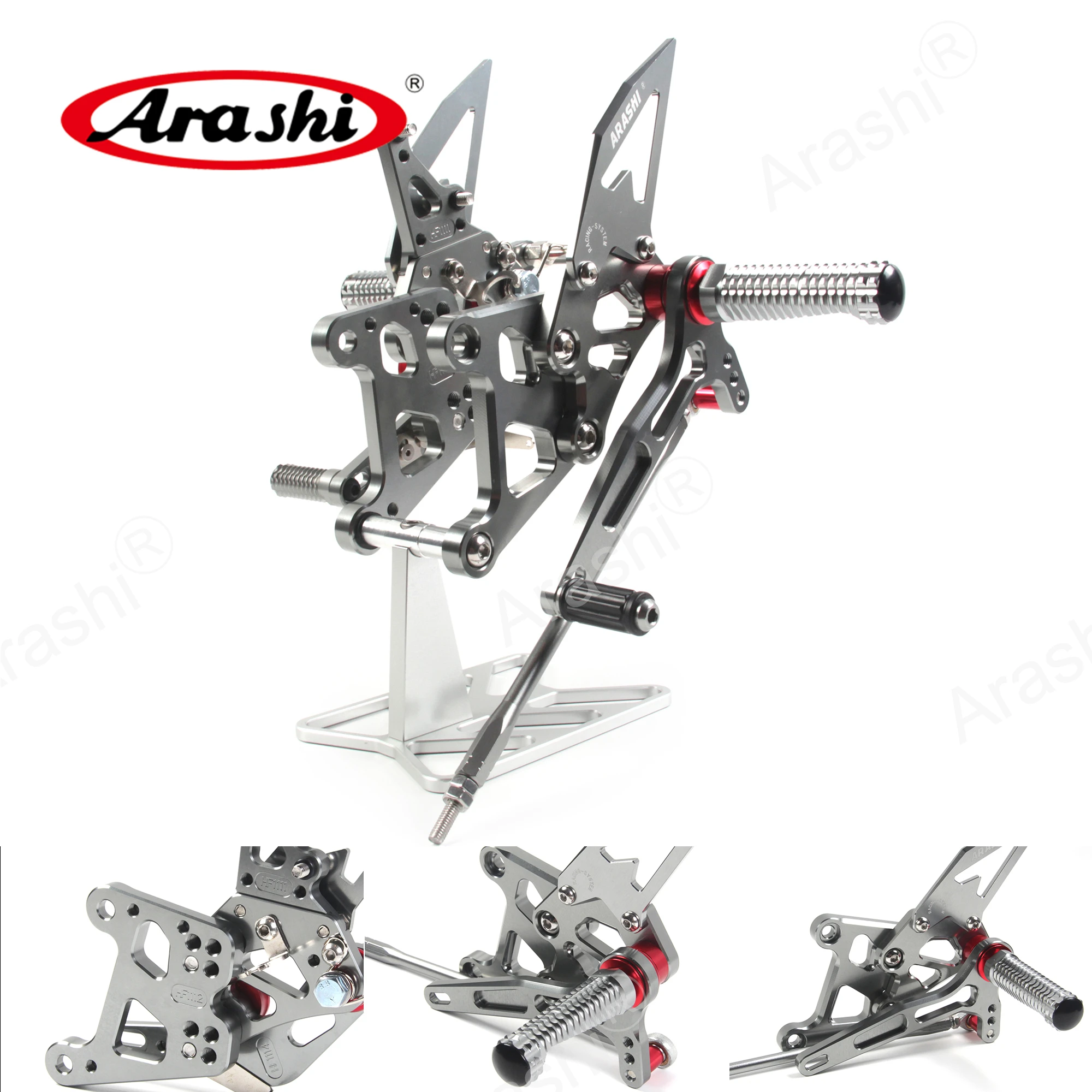 Arashi регулируемая подножка для HONDA CBR300R / CB300F ABS 2015 2006 2017 2018 2019 2020 2021 CBR 300 R CNC