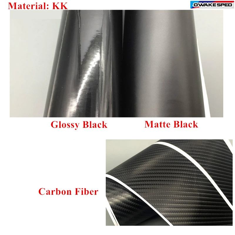 

For car Golf 7 MK7 Car Door Side Skirt Strips Sticker Black Carbon Fiber Clubsport Styling Auto Body Decor Vinyl Decal
