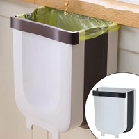59l folding waste bin kitchen garbage bin foldable car trash can wall mounted trash can bathroom toilet waste storage bucket
