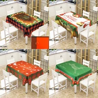 waterproof tablecloth for christmas decoration rectangular tablecloths table cover navidad decoraciones para el hogar nappe noel