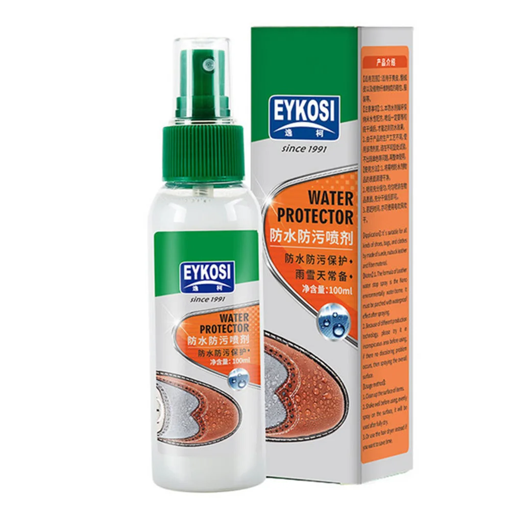 

100ml Practical Waterproof Spray Invisible Liquid Non Toxic Cloth Hydrophobic Coating For Shoes Odorless Stain Repellent