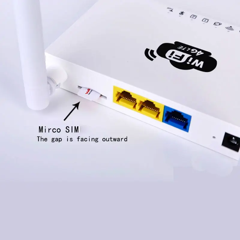 

EU US Wireless CPE 3G 4G Wifi Router Portable Gateway FDD LTE WCDMAGlobal Unlock External Antennas SIM Card Slot WAN/LAN Port