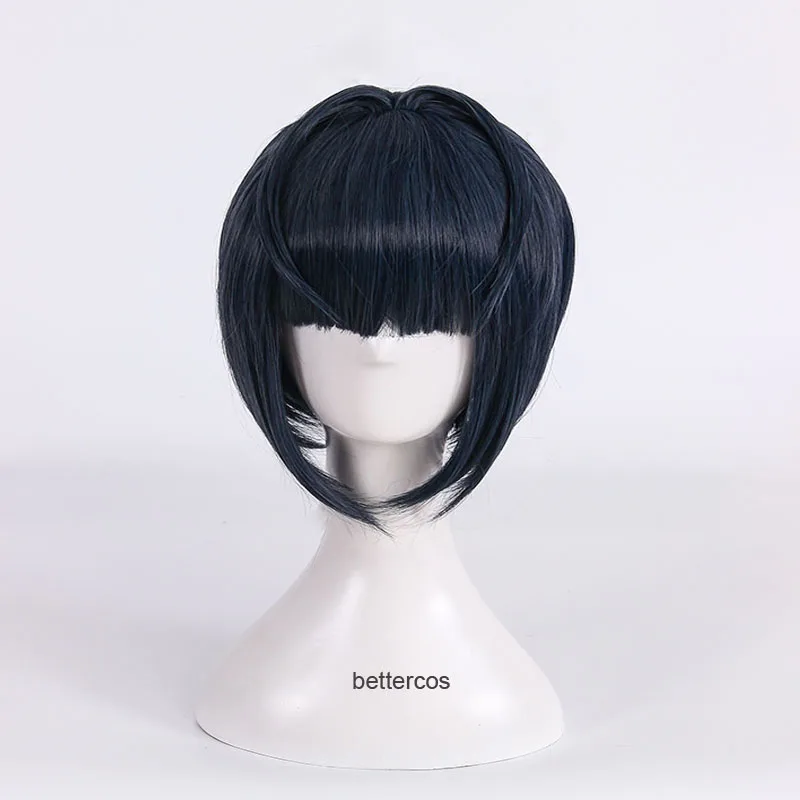 Парик для косплея P5 Persona 5 Tae Takemi термостойкий синтетический с короткими волосами