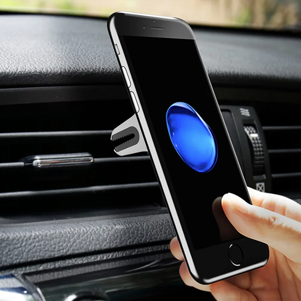 Multi-Function Universal Finger Ring Holder In car Air Vent Mount Support Mobile Cell Smart Phone Stand For iPhone XS X XIAOMI
