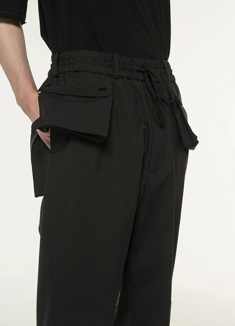 

HOT 2020 Spring Men's New Pants Fashion Personalized custom large size Casual nine-point slim harem pants