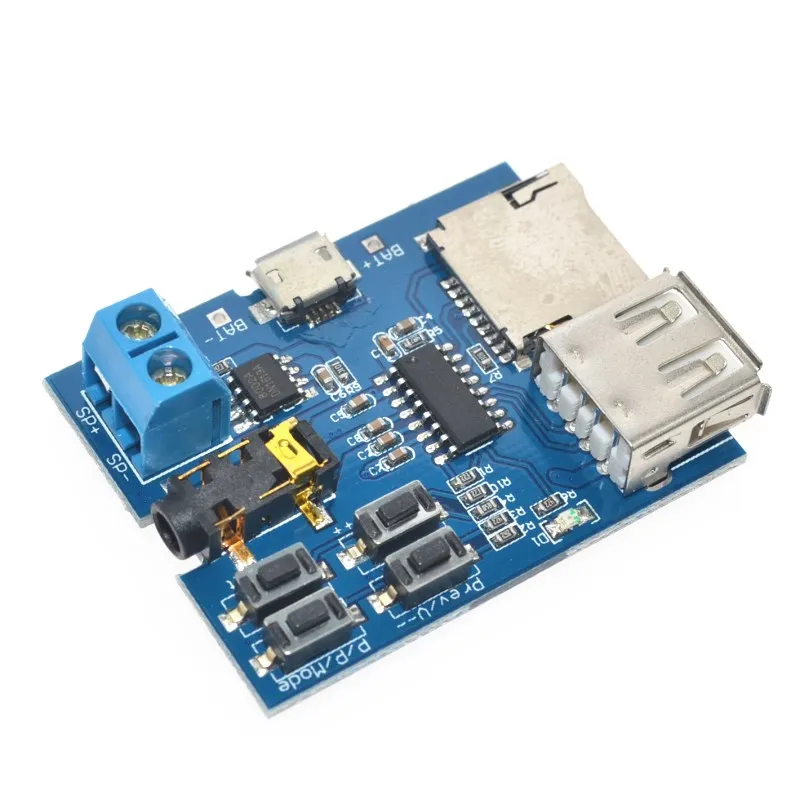 TF-карта U-disk MP3 Плата декодера с форматом module Расшифровка усилителей audio Player |