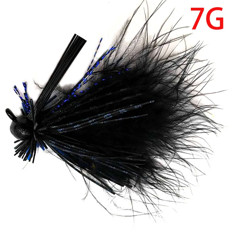 Рыболовная приманка 7 г мягкая с силиконовой юбкой форель окунь | Спорт и