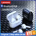 Оригинальный телефон Lenovo LP40 наушники-вкладыши TWS беспроводные наушники Bluetooth 5,0 полу-in-ear Наушники сенсорное управление двойной стерео наушники для iOS/Android - фото