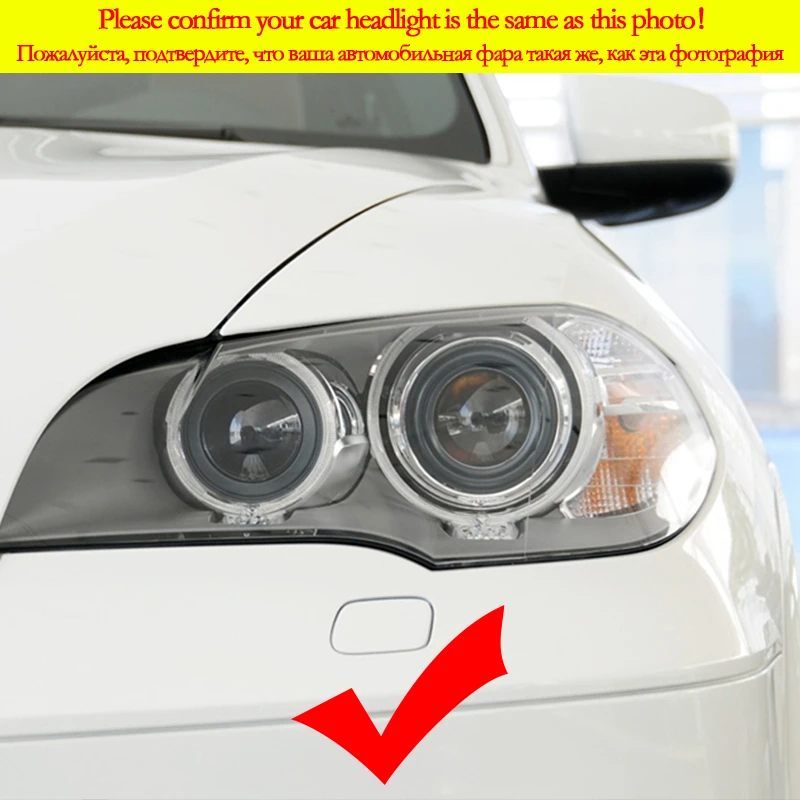 Для BMW X5 e70 2007 2013 Противотуманные фары светильник DRL Ангельские глазки