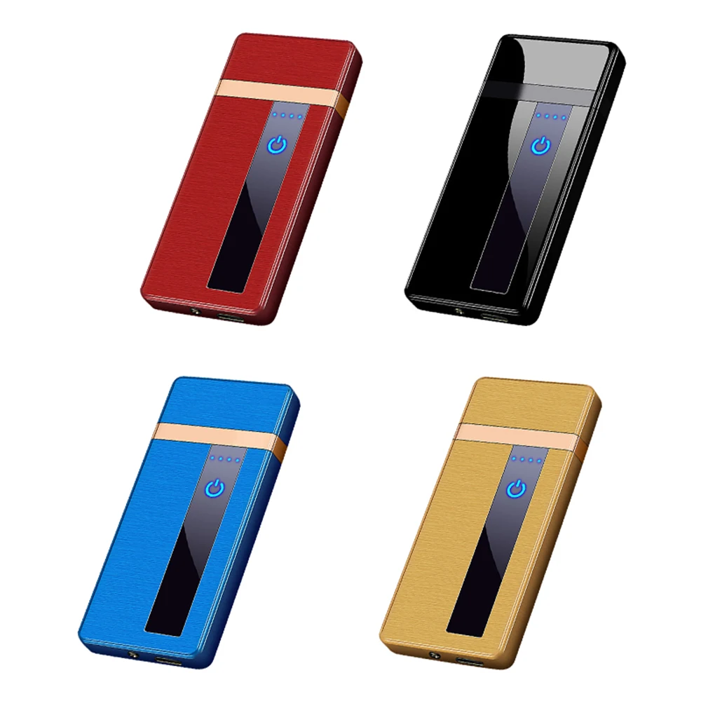 2020 New Electric Lighter With LED Power Display USB Charging Cigarette Windproof Arc Plasma Lighters Gadgets For Men | Дом и сад