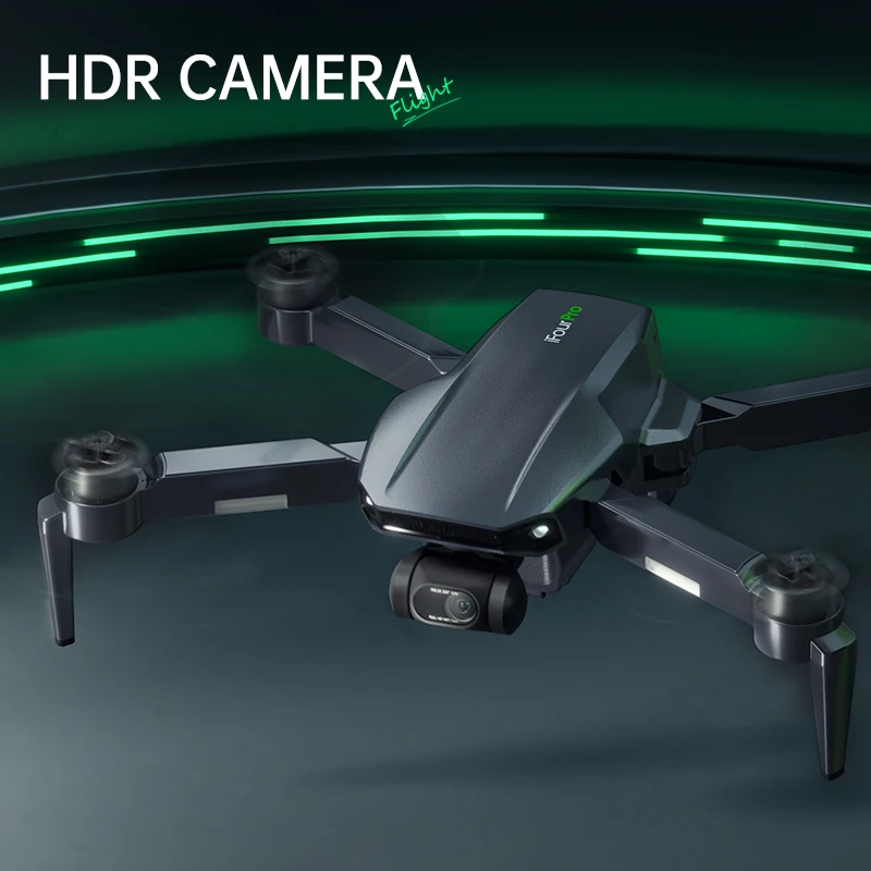 HR iCamera4-Dron con c&aacute;mara Dual 8K HD, 5G, GPS, sin escobillas, card&aacute;n mec&aacute;nico de tres ejes, profesional, juguetes de Control remoto, novedad de 2021-5
