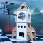 Кошачья башня, кошачья башня, Когтеточка, игрушка для скалолазания, прыжков, мебель для дома, защитная драпировка, башня для кота