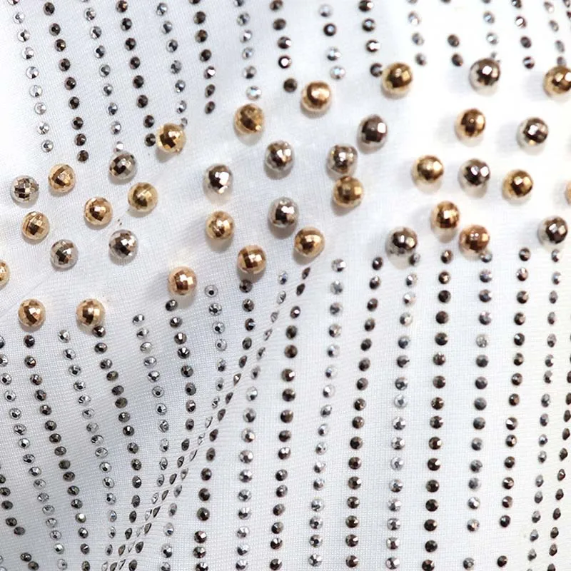 Модный комплект из 3 предметов с блестками и бусинами женская одежда в