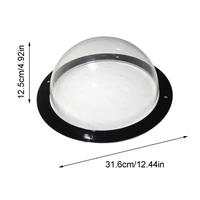 2022 new dog porthole window round transparent for fence pet peek look out durable dome