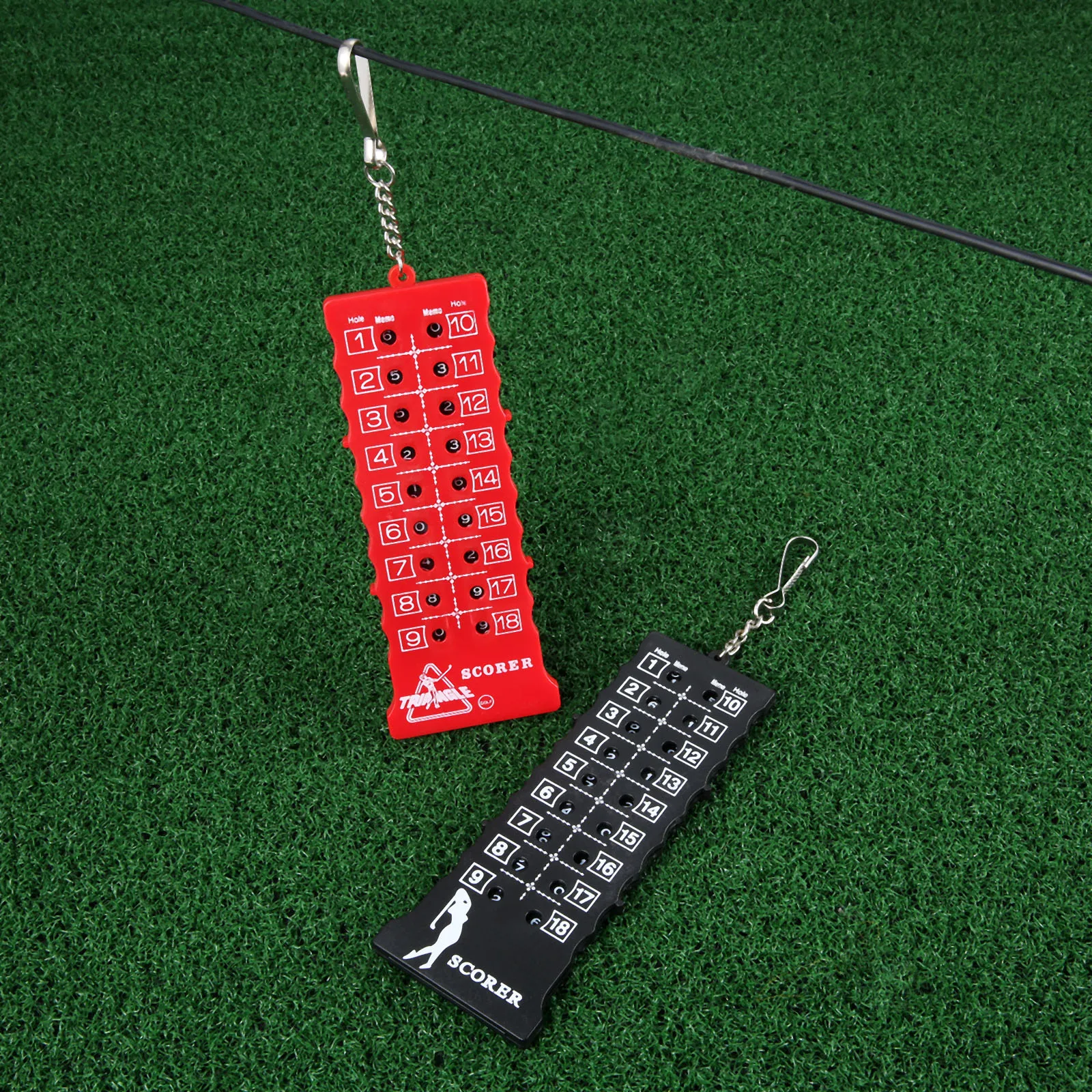1 шт. Портативный Пластик 18 Отверстие для игры в гольф ход бомбардиром счетчик