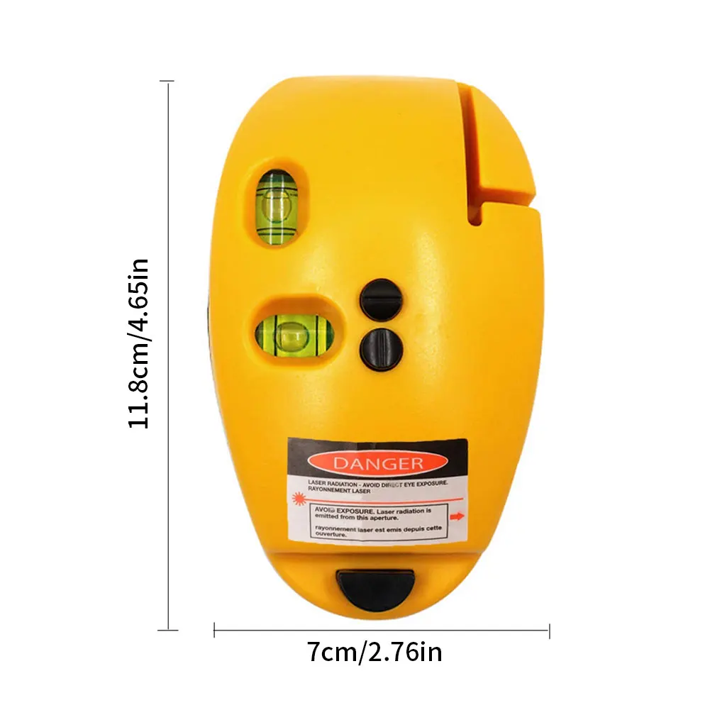 Миниатюрный вертикальный спиртовой уровень Ool лазерный прямой 90 градусов в форме