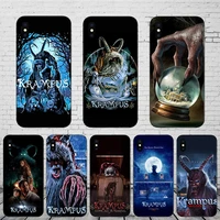 the movie krampus soft tpu mobile hone case for iphone se 2020 x xr 10 xs 11 pro max 12 mini shell 7 6 8 6s plus 5 matte cover