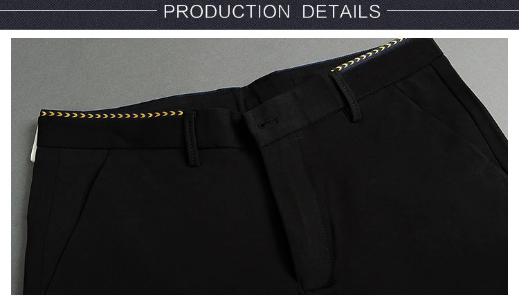 Весенне-осенние модные облегающие повседневные штаны мужские брюки прямое