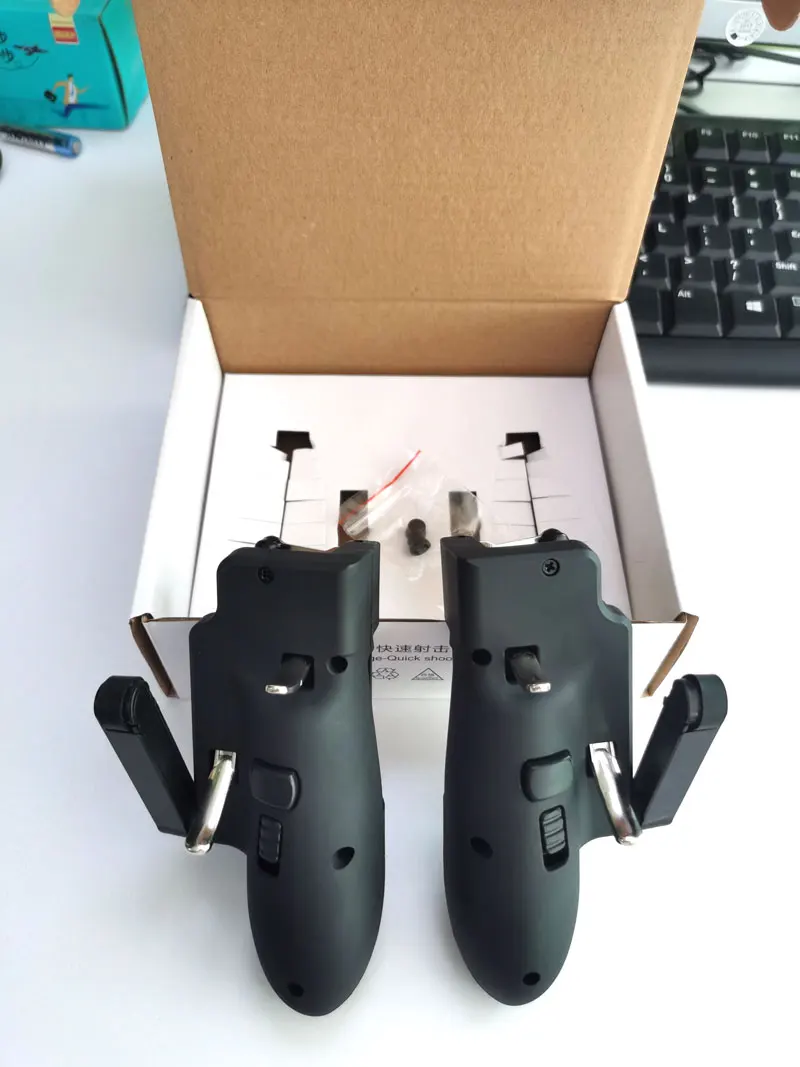 Для Ipad PUBG триггер контроллер шесть пальцев геймпад вспомогательная ручка для