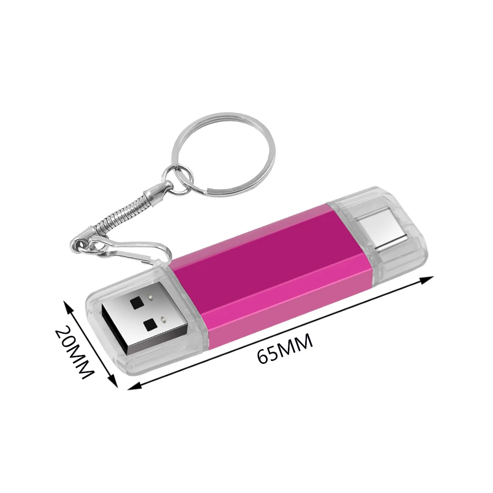 

high speed pendrive Type C waterproof USB Flash Drives pen drive 128gb 64gb 32gb 16gb cle usb stick memoria usb flash disk logo