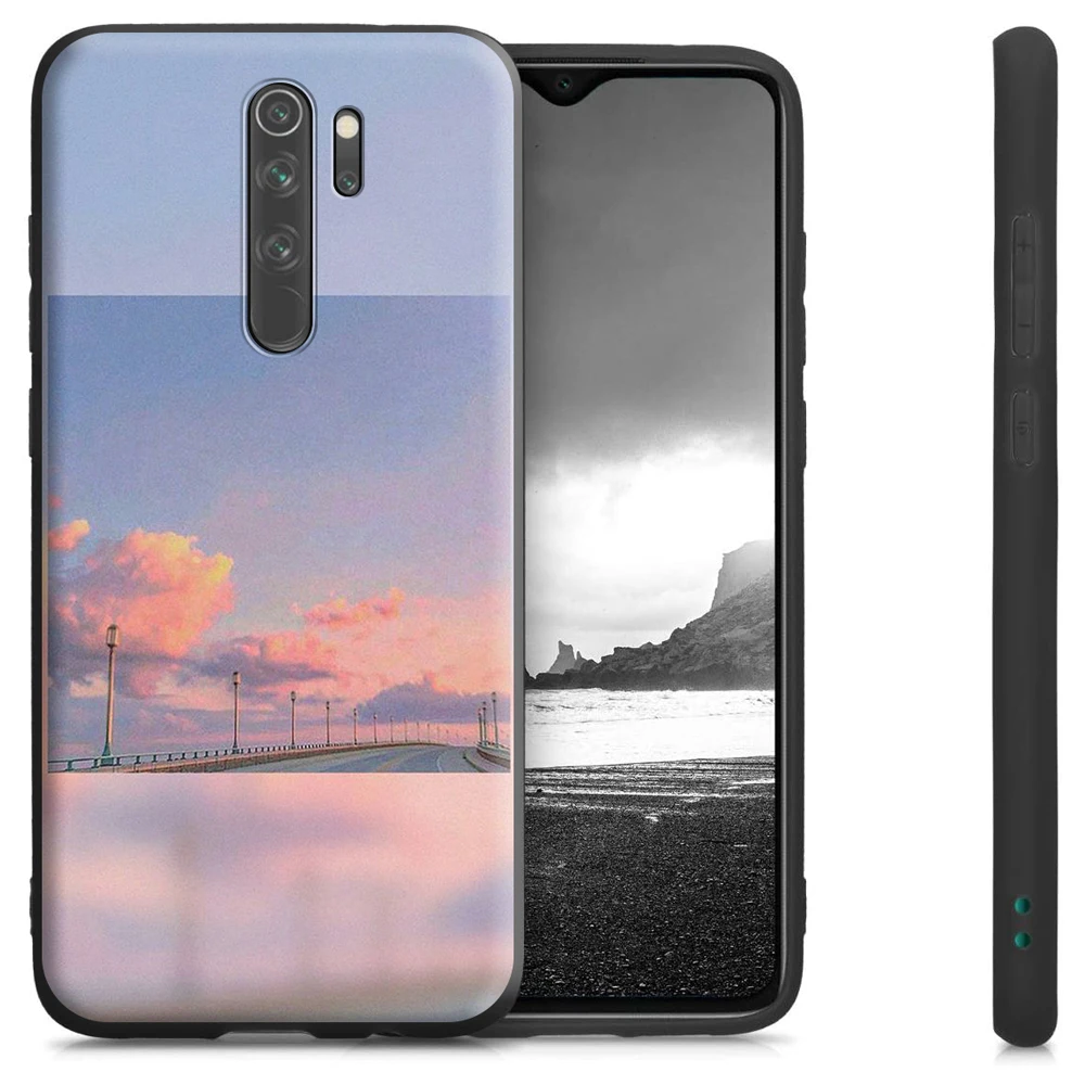 Aesthetic Sky Clouds Flowers Case for Redmi Note 9s 9 8 7 10 10s 10T K40 9T 9C 9A 10X Pro Prime NFC | Мобильные телефоны и