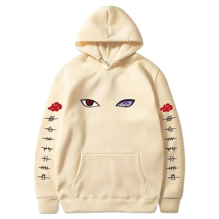

Fashion Akatsuki Cloud Symbols Print Hoodies Men Women Streetwear Sweatshirt Spring Autumn Hip Hop Oversized New Pullover