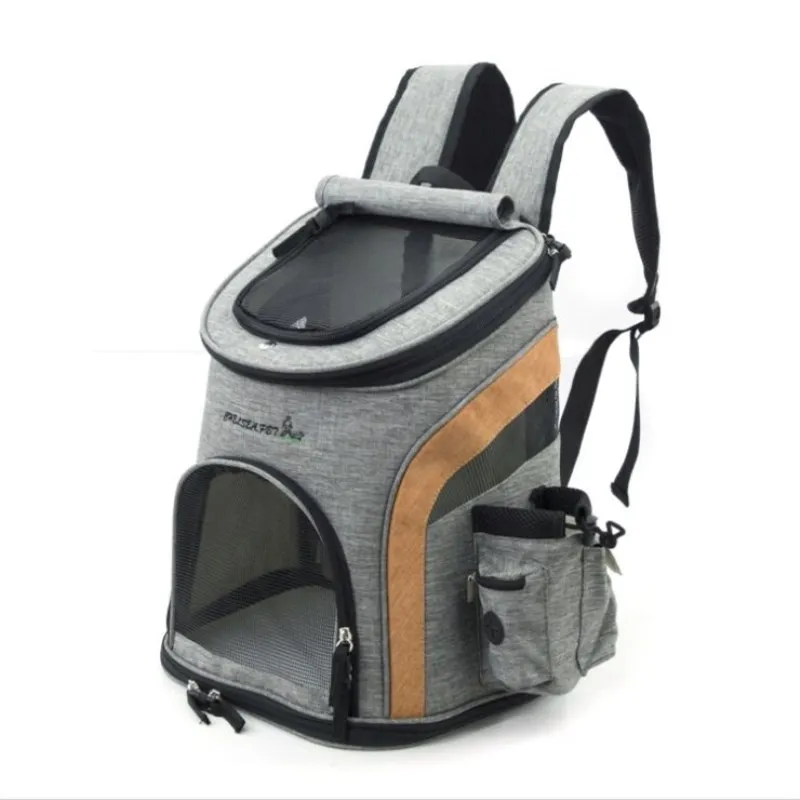 Dog Carrier Backpack Bag Breathable Dogs for small dogs Cat Bag Portable Pet Shoulder Dog Stuff Hiking Travel Walking Riding - Цвет: as picture