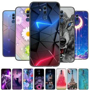 For Huawei Mate 20 lite Case Wolf Cartoon Silicon Soft TPU Back Cover For HHuawei Mate 20 lite Phone