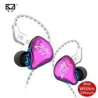 kz zst x earphone headset armature dual driver detachable in ear audio monitors noise isolating hifi music sports earbuds